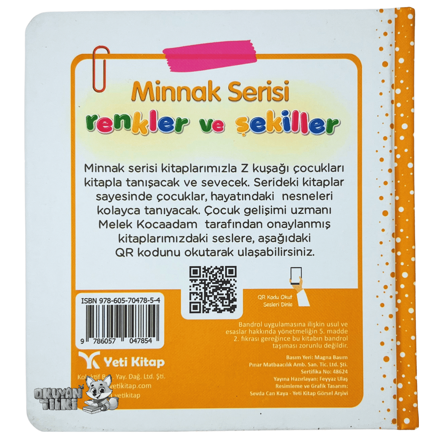 Minnak Serisi - Renkler ve Şekiller (İngilizce Destekli, 1+ Yaş)