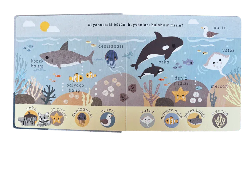 Say Bul Eğlen - Okyanus (1+ Yaş) - Okuyan Tilki