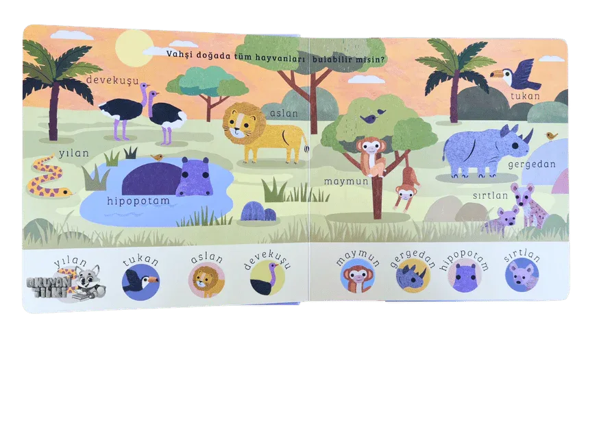 Say Bul Eğlen - Vahşi Doğa (1+ Yaş) - Okuyan Tilki