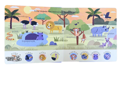 Say Bul Eğlen - Vahşi Doğa (1+ Yaş) - Okuyan Tilki