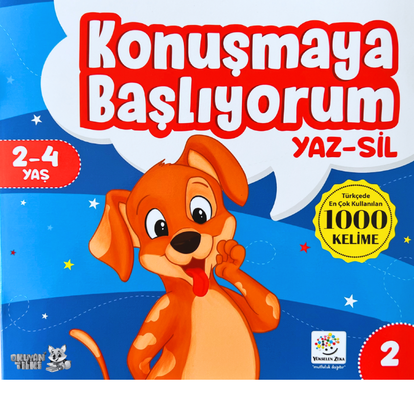 Konuşmaya Başlıyorum 2 - Yaz Sil (2-4 Yaş)