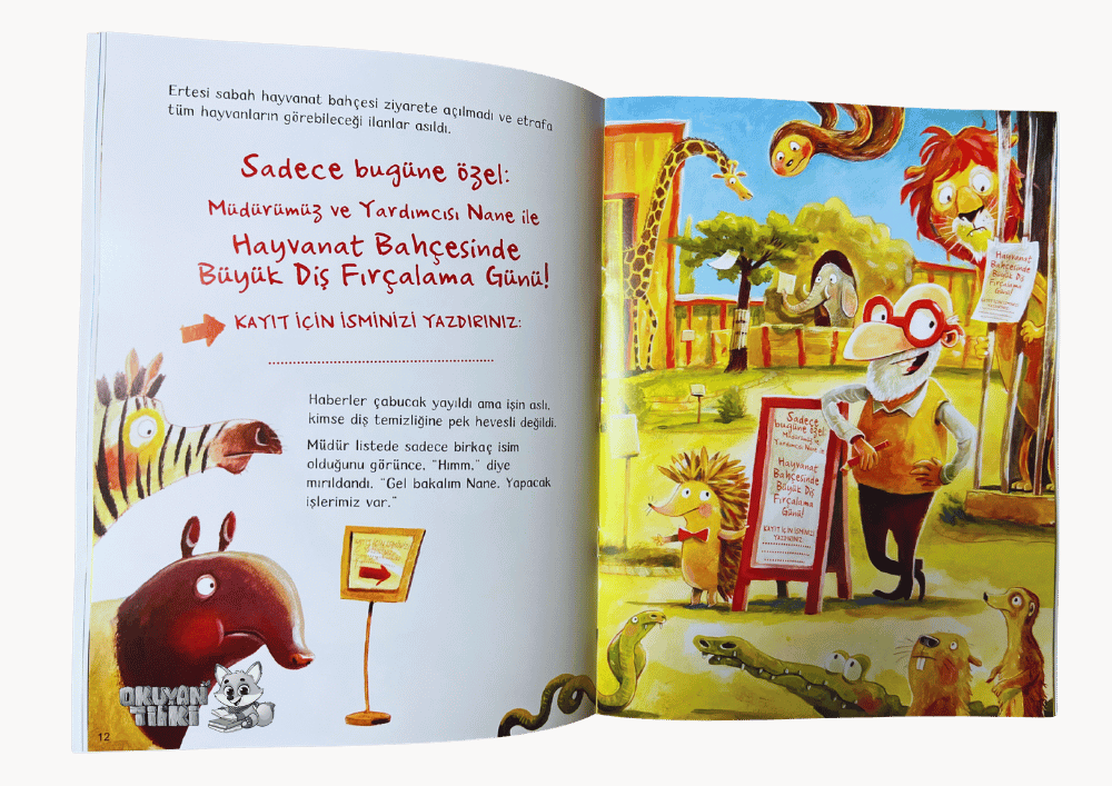 Hayvanat Bahçesinde Diş Fırçalama Günü (4+ Yaş)