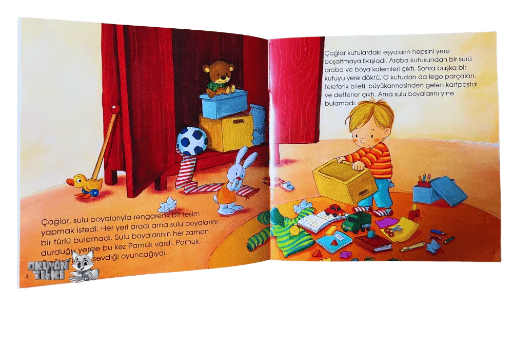 Çağlar Odasını Topluyor (5+ Yaş) - Okuyan Tilki