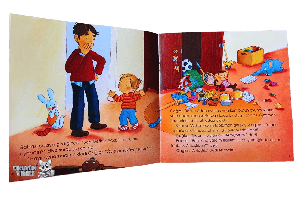 Çağlar Odasını Topluyor (5+ Yaş) - Okuyan Tilki