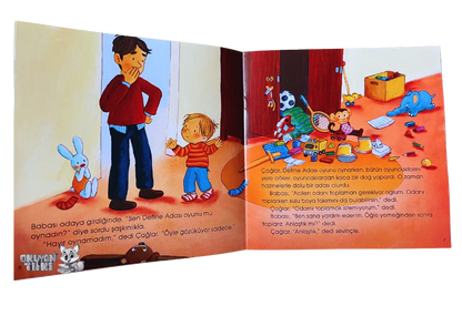 Çağlar Odasını Topluyor (5+ Yaş) - Okuyan Tilki