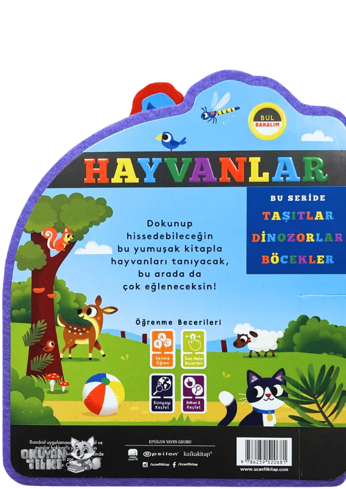 Bul bakalım - Hayvanlar (1+ Yaş) - Okuyan Tilki