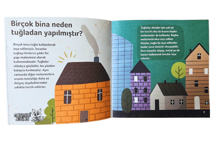 Şaşırtıcı Sorulara Eğlenceli Cevaplar - Binalar (3+ Yaş) - Okuyan Tilki