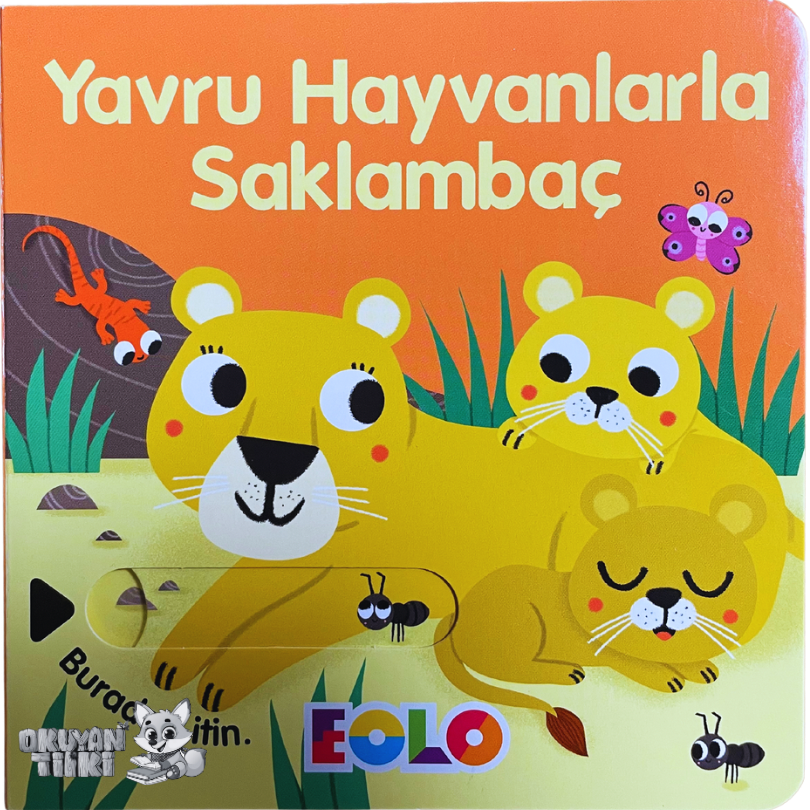 Sürgülü Kitap -  Yavru Hayvanlarla Saklambaç (2+ Yaş)