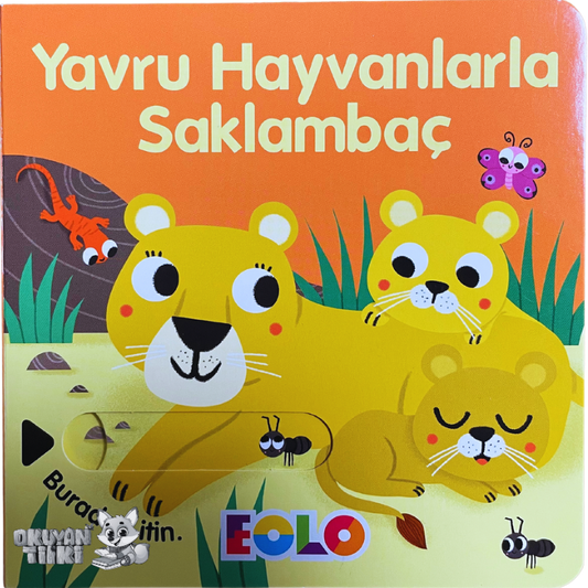 Sürgülü Kitap -  Yavru Hayvanlarla Saklambaç (2+ Yaş)