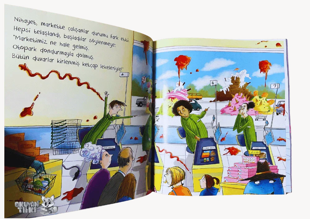 Dinozorlar Markette! (3+ Yaş) - Okuyan Tilki