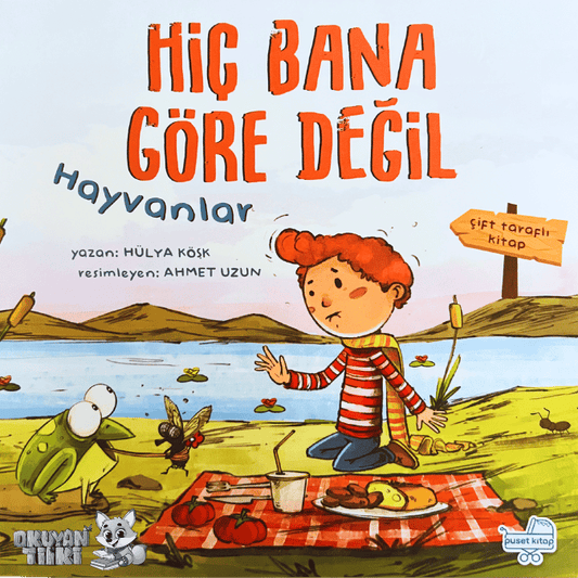 Çift taraflı Kitap - Hiç Bana Göre Değil (0+ Yaş)
