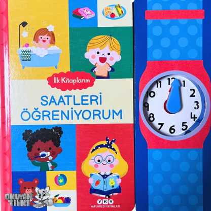 İlk Kitaplarım – Saatleri Öğreniyorum (0+ Yaş) - Okuyan Tilki