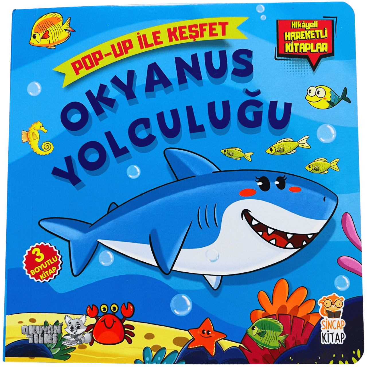 Okyanus Yolculuğu – Pop Up ile Keşfet (3D Kitap, 2+ Yaş)