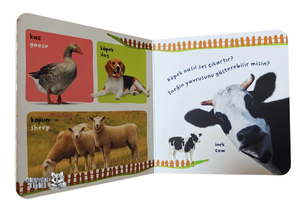 Bilgi Dolu İlk Kitaplarım - Çiftlik Ailesi (1+ Yaş) - Okuyan Tilki