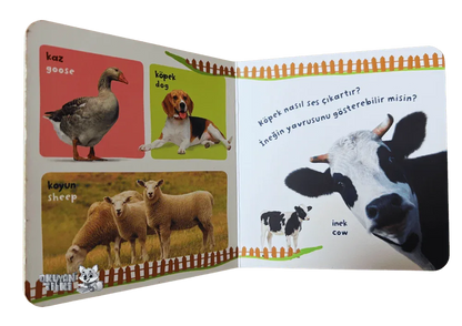 Bilgi Dolu İlk Kitaplarım - Çiftlik Ailesi (1+ Yaş) - Okuyan Tilki