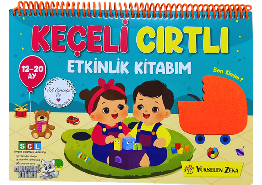 12-20 Ay İlk Cırt Cırtlı - Keçeli Etkinlik Kitabım