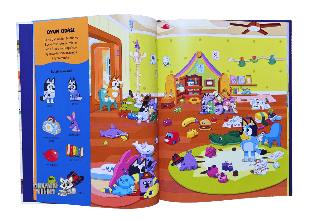 Neredesin Bluey? – Ara Bul Etkinlik Kitabı (2+ Yaş)