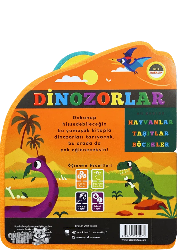 Bul bakalım - Dinozorlar (1+ Yaş) - Okuyan Tilki