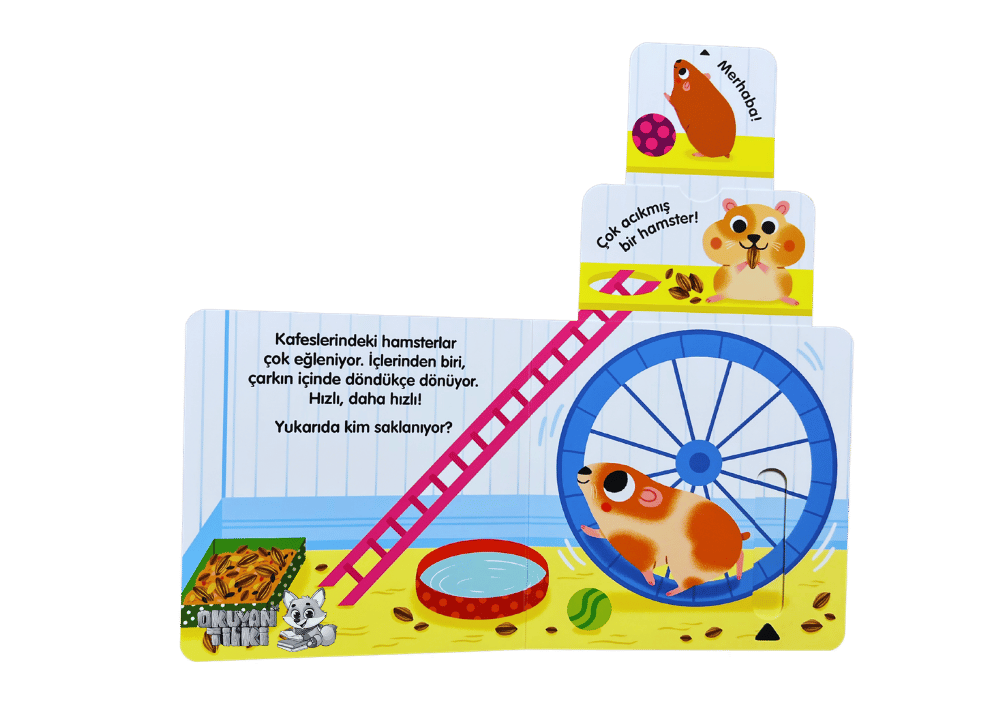 Sürgülü Kitap - Kim Bu Evcil Hayvanlar? (2+ Yaş)