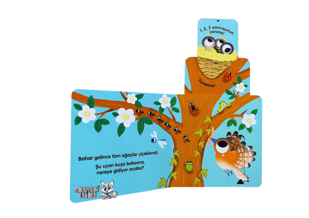 Sürgülü Kitap - Kim Bu Bahçedeki Hayvanlar? (2+ Yaş)