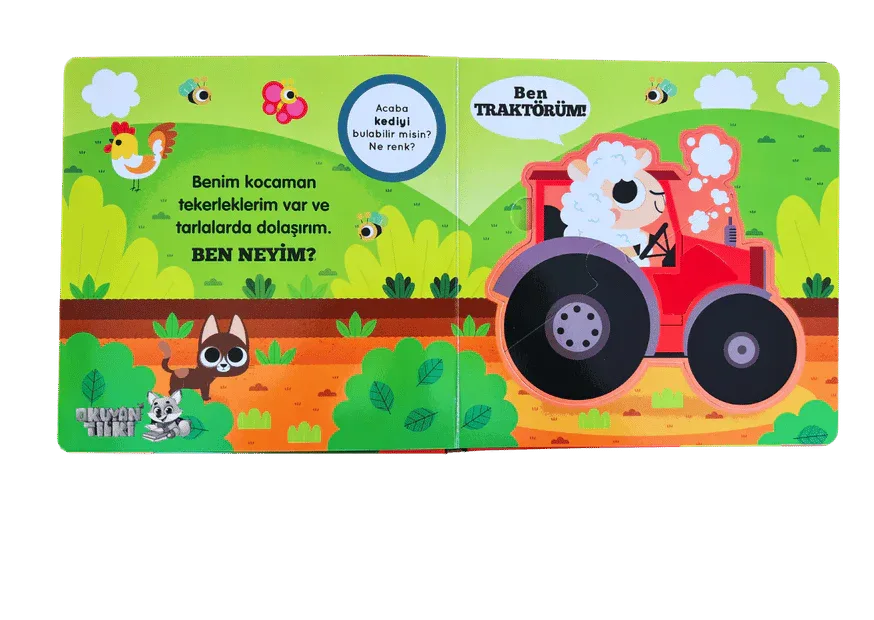 Eğlenceli Yapboz - Taşıtlar (1+ Yaş) - Okuyan Tilki