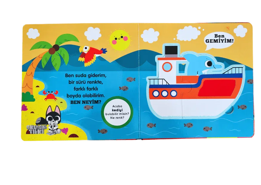 Eğlenceli Yapboz - Taşıtlar (1+ Yaş) - Okuyan Tilki