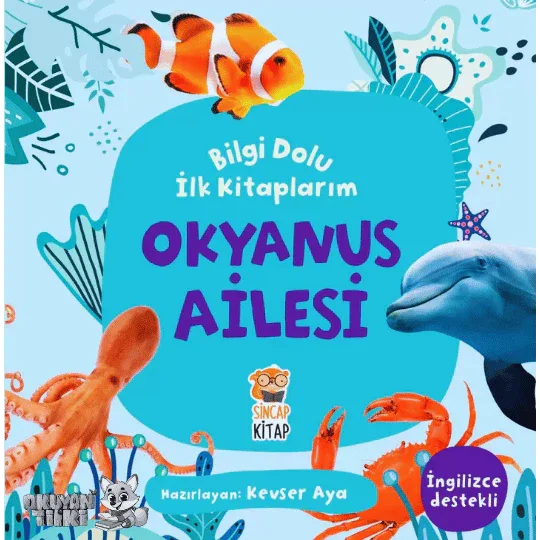 Bilgi Dolu İlk Kitaplarım - Okyanus Ailesi (1+ Yaş) - Okuyan Tilki