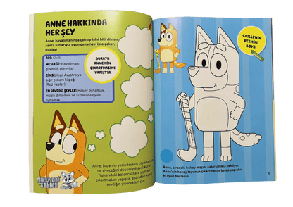 Bluey ile Tanış – Çıkartmalı Etkinlik Kitabı (2+ Yaş)