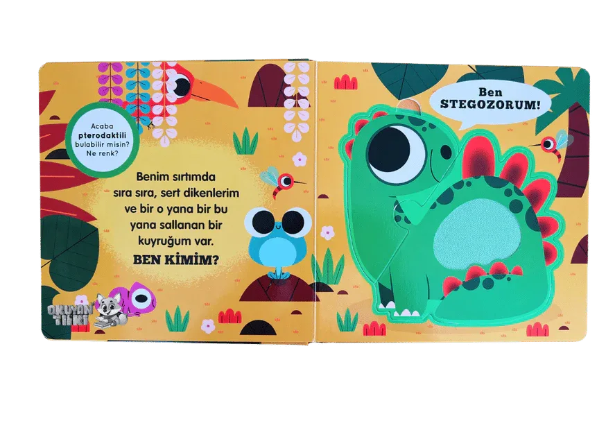 Eğlenceli Yapboz - Dinozorlar (1+ Yaş) - Okuyan Tilki