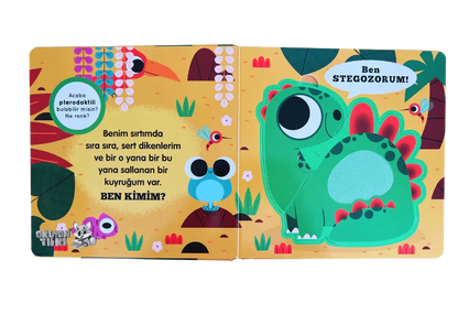 Eğlenceli Yapboz - Dinozorlar (1+ Yaş) - Okuyan Tilki