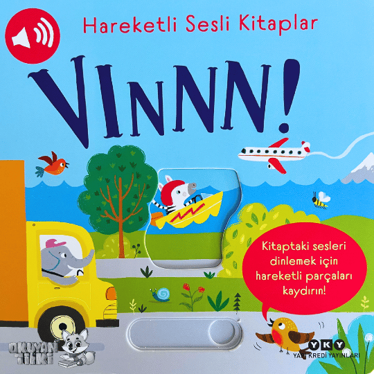 Hareketli Sesli Kitaplar – Vınnn! (0+ Yaş)
