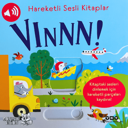 Hareketli Sesli Kitaplar – Vınnn! (0+ Yaş)