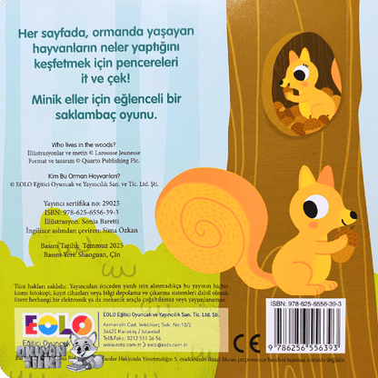 Sürgülü Kitap - Kim Bu Orman Hayvanları? (2+ Yaş)