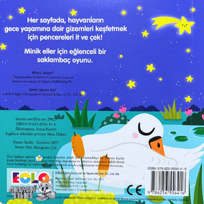 Sürgülü Kitap - Kimin Uykusu Var? (2+ Yaş)