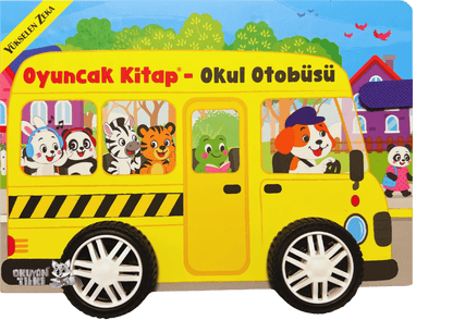 Oyuncak Kitap - Okul Otobüsü (Gerçek Tekerlekli) (0+ Yaş)