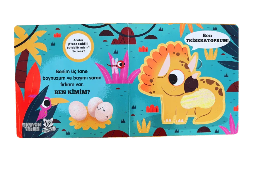 Eğlenceli Yapboz - Dinozorlar (1+ Yaş) - Okuyan Tilki