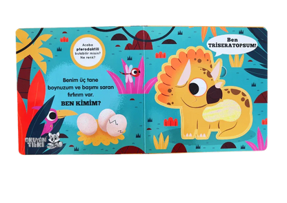 Eğlenceli Yapboz - Dinozorlar (1+ Yaş) - Okuyan Tilki