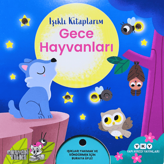 Işıklı Kitaplarım: Gece Hayvanları (Lichterbuch, 2+ Yaş)