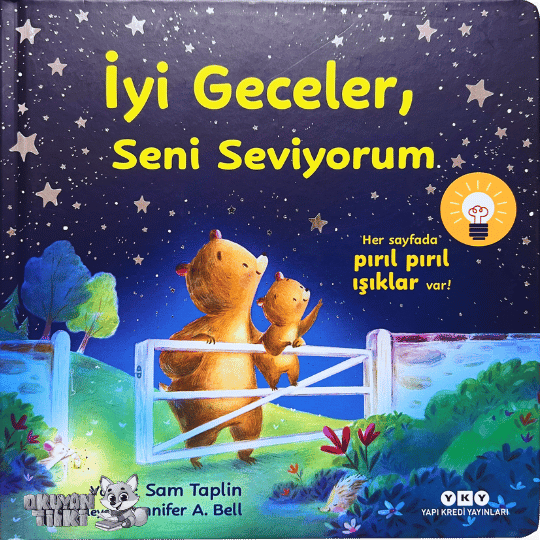 Işıklı Kitap - İyi Geceler, Seni Seviyorum (Lichterbuch, 2+ Yaş)