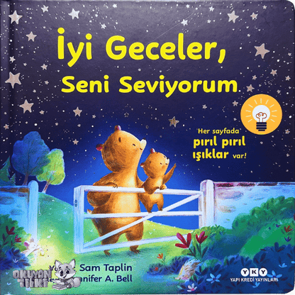 Işıklı Kitap - İyi Geceler, Seni Seviyorum (Lichterbuch, 2+ Yaş)