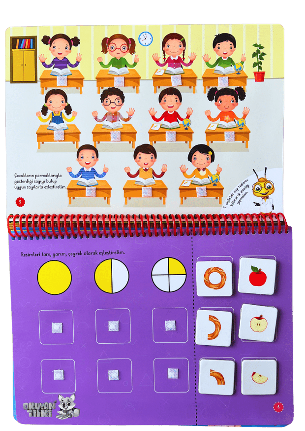 3-6 Yaş Cırt Cırtlı Matematik Kitabım