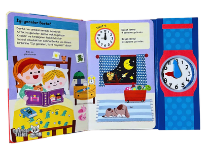 İlk Kitaplarım – Saatleri Öğreniyorum (0+ Yaş) - Okuyan Tilki