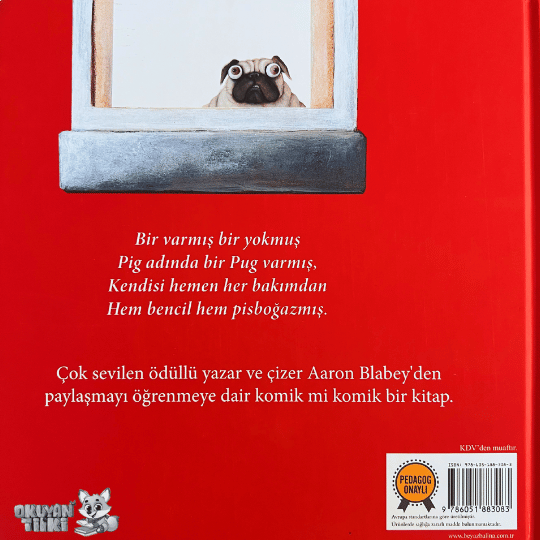 Pig Adında Bir Pug - Organik Kitap (4+ Yaş)