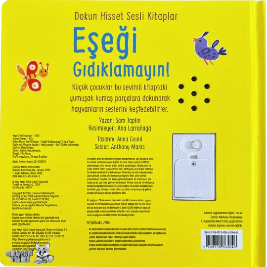 Eşeği Gıdıklamayın! – Dokun Hisset Sesli Kitaplar (0+ Yaş) - Okuyan Tilki