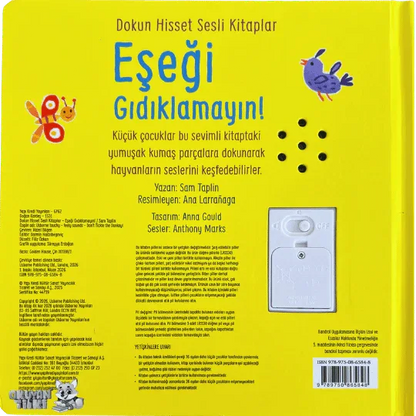 Eşeği Gıdıklamayın! – Dokun Hisset Sesli Kitaplar (0+ Yaş) - Okuyan Tilki
