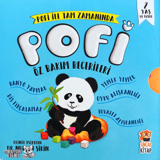 Pofi ile Tam Zamanında Öz Bakım Becerileri Seti (5 Kitap, 1+ Yaş)
