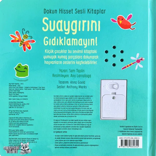 Suaygırını Gıdıklamayın! – Dokun Hisset Sesli Kitaplar (0+ Yaş) - Okuyan Tilki