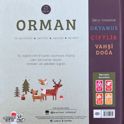 Say Bul Eğlen - Orman (1+ Yaş) - Okuyan Tilki