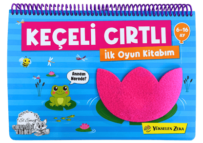 6-16 Ay İlk Cırt Cırtlı Keçeli Etkinlik Kitabım - İlk Oyun Kitabım