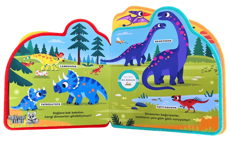 Bul bakalım - Dinozorlar (1+ Yaş) - Okuyan Tilki